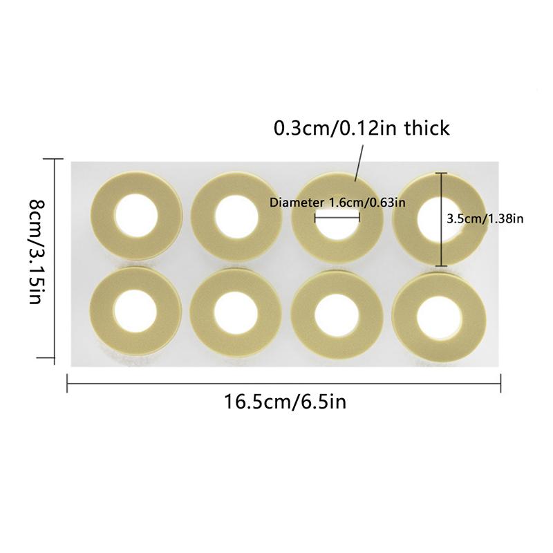 Foot Anti-Abrasion Protectors Pads Toe Protector Foam Round Chicken Eye Patch Foot Care Tools