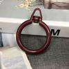 Durable 35mm Inner Plastic Curtain Rings Gourd Shape Home Shower Window Bath Curtain Hook Rod Clips Accessories