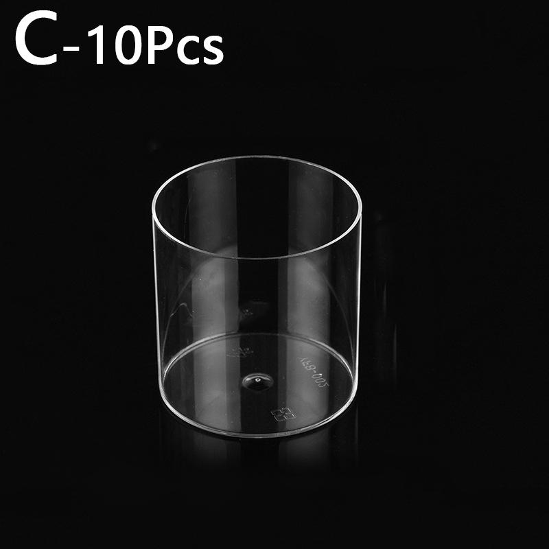 

10 шт. кондитерские инструменты, чашки для выпечки десертов, чашки для пудинга, одноразовые пластиковые контейнеры для пищевых продуктов, товары для вечеринок C