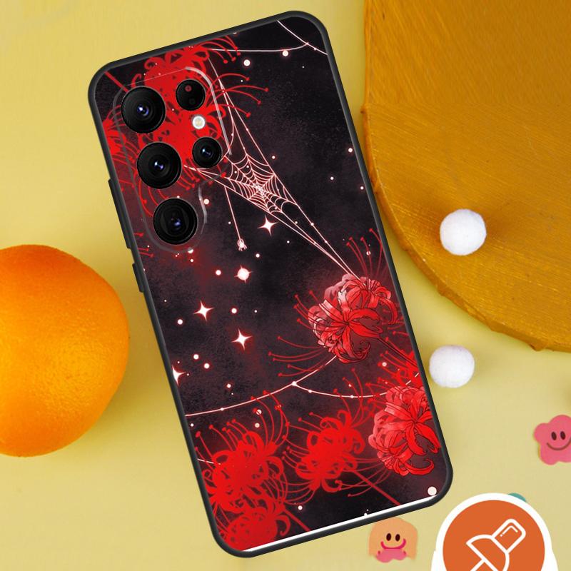 

Lycoris radiata Phone Case For Samsung Galaxy S25 Ultra S24 S23 S22 Ultra S9 S10 S20 Plus S21 FE Funda Cover Galaxy S22Ultra