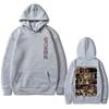 Anime Demon Slayer Kokushibo Douma Akaza Hantengu Gyokko Graphic Hoodie Men Women Oversized Pullover Man Vintage Hoodies