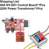 100A/40A Punktschweißgerät Steuerplatine Zeit&Strom Regelungsanzeige Schweißer AC 110V 220V auf 9V Transformator Controller Platine
