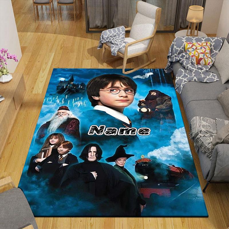 Custom 1Pc Harry Potter'S Magical Adventure Rug Office Carpet Indoor Outdoor Entrance Doormat Nonslip Soft And Comfortable Living Room D2915106