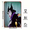 Maleficent & Aurora Themed Iron Wall Art - 8x12 Inch Vintage Metal Sign, Perfect for Home Decor, Bar, Garage, and Gifts, Officia