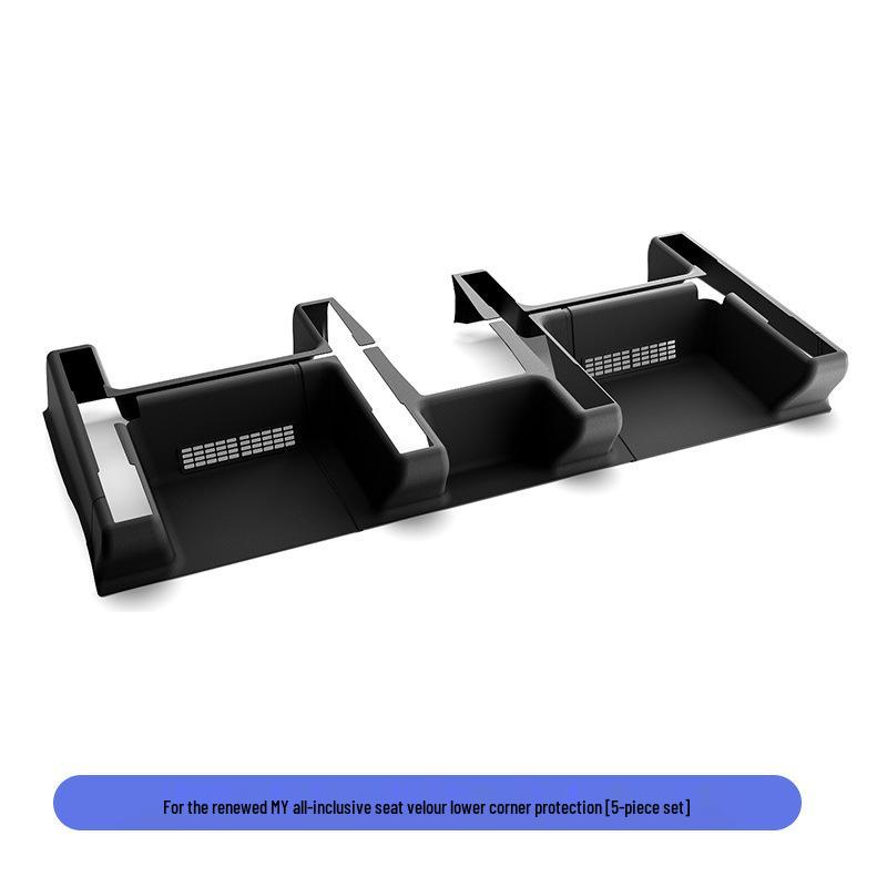 Compatible Under-Seat Full Coverage Kick Protectors for 25 Tesla Model Y/YL Variants
