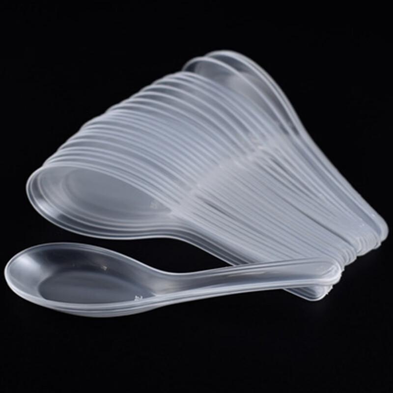 Transparent Disposable Plastic Spoons