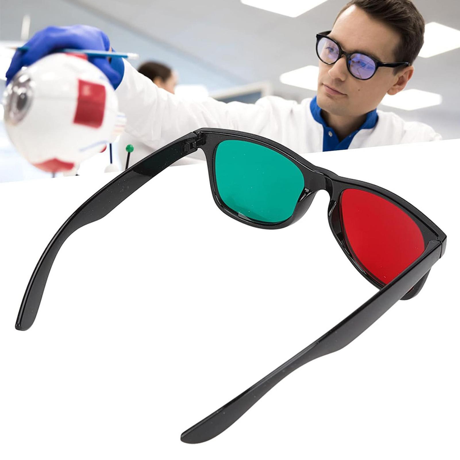 

1pcs Black Frame Red Blue Green 3D Glasses For Dimensional Anaglyph TV Movie Game And For Amblyopia, Exotropia China Mainland