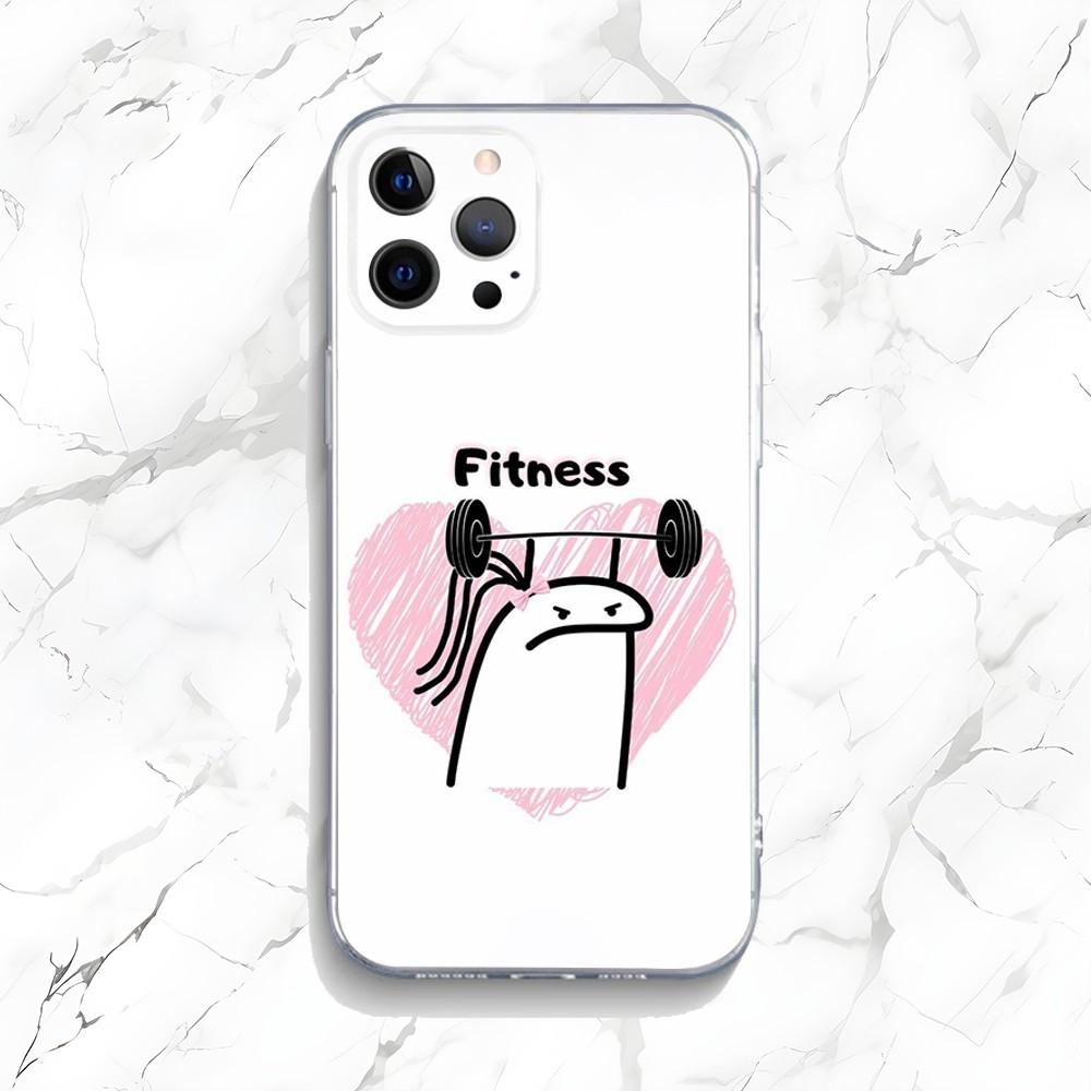 Funny C-Celular Flork Phone Case For iPhone 16,15,14,13,12,11 Plus,Pro,Max,XR,XS,X,7,8 Plus,SE,Mini Transparent Shell