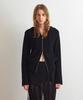 Aopt Knit Hoodie Zip-Up - Black