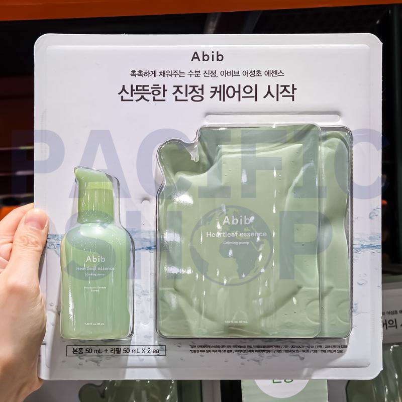 [Abib] Heartleaf Essence Calming Pump 50ml + Refill 50ml x 2