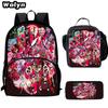 Hell Inn Hazbin Hotel Student School Bag High Value Leisure Oxford Ridge Relief Backpack
