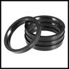 70.1mm to 60.1mm Universal Car Hub Centric Rings Black - Pack of 4 Durable Material