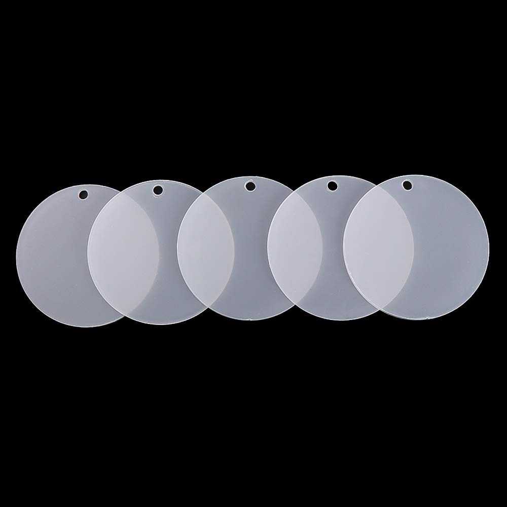 Pendants Acrylic Blank Keychain Blanks Discs Keyrings Discs Circles Keychain Acrylic Clear Circle