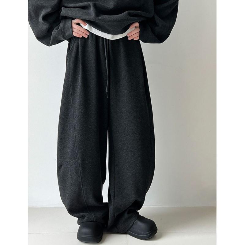 Johnature Autumn Winter Casual Two-Piece Set For Women Simple Comfortable Pullover Loose Top With Elastic Waist Pants