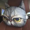30*25cm Kreatywny 3D Animal Cat Dog Head Fotelik samochodowy Poduszka zagłówka Poduszka zagłówka Cool Animal Zagłówek