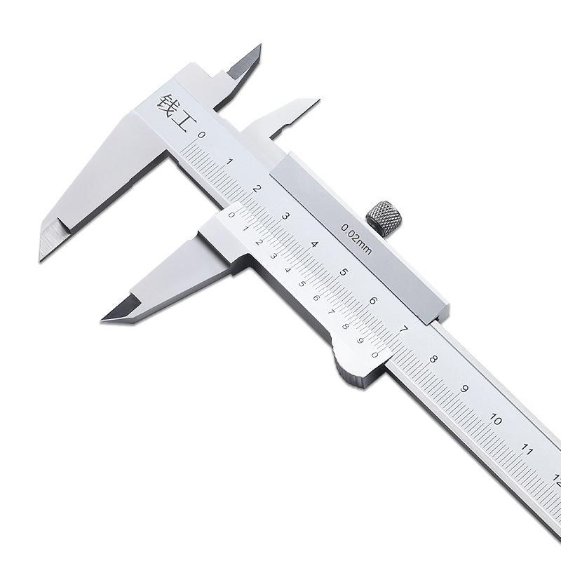 High Precision Mechanical Vernier Caliper Carbon Steel 0.02mm Accuracy 0-300mm Measuring Range QIANGONG Brand 0-300 mm