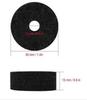 Drum Set Cymbal Felt Pads, 10-Pack (Gray/Black) - Musical Instrument Accessories