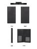Jiameda Nappa Leather RFID Men's Long Wallet with Zipper and Anti-magnetic Card Slots