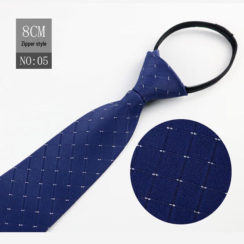 

Мужской готовый галстук на молнии One Size