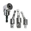 360 Degree Hand Drill Conversion Head 1/4"3/8"1/2" Hexagonal Shank To Quadrilateral Socket Universal Joint Rod Driver Connector