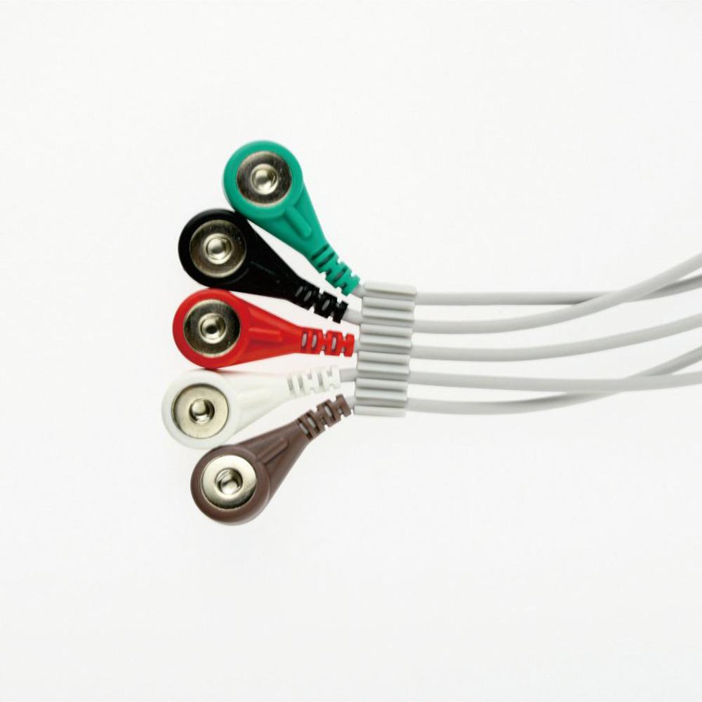 Compatible with GE-OHMEDA,PRO1000. 3/5-Channel Snap/Clip, Replacement ECG Lead Wires Cable Adapter, Use for Companion ECG Trunk Cable