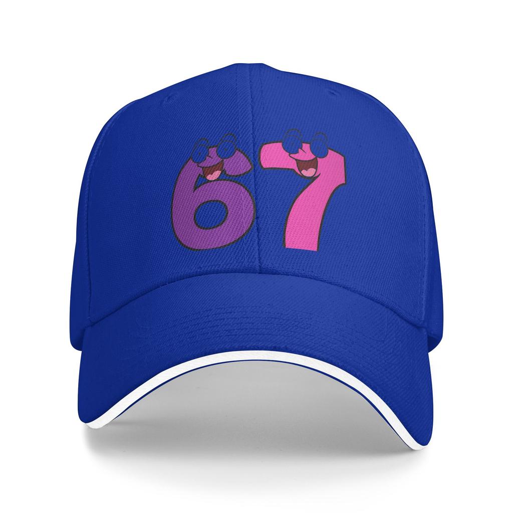 67 Six Seven Cute Meme Sun Baseball Cap Summer Stylish Trucker Hat For Women Men Hiking Fishing Snapback Cap