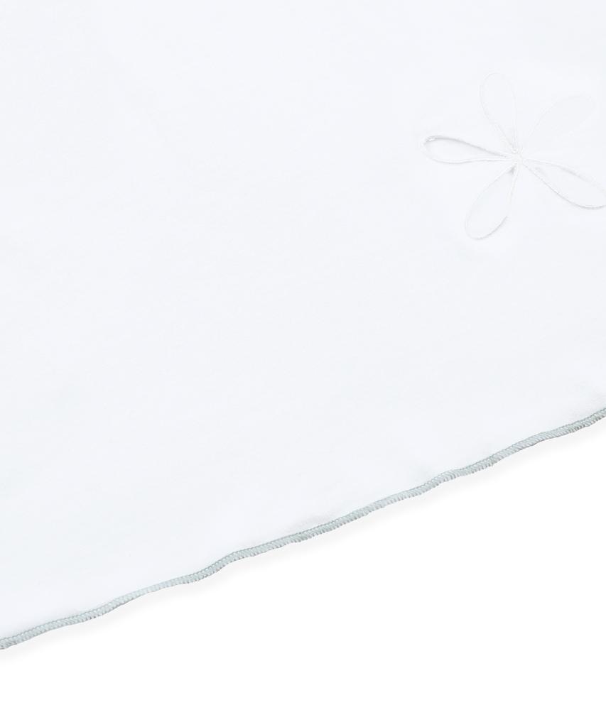 RuNaKi'Hu' Wxt101 Muguke Punching Check Applique T-Shirt (White)