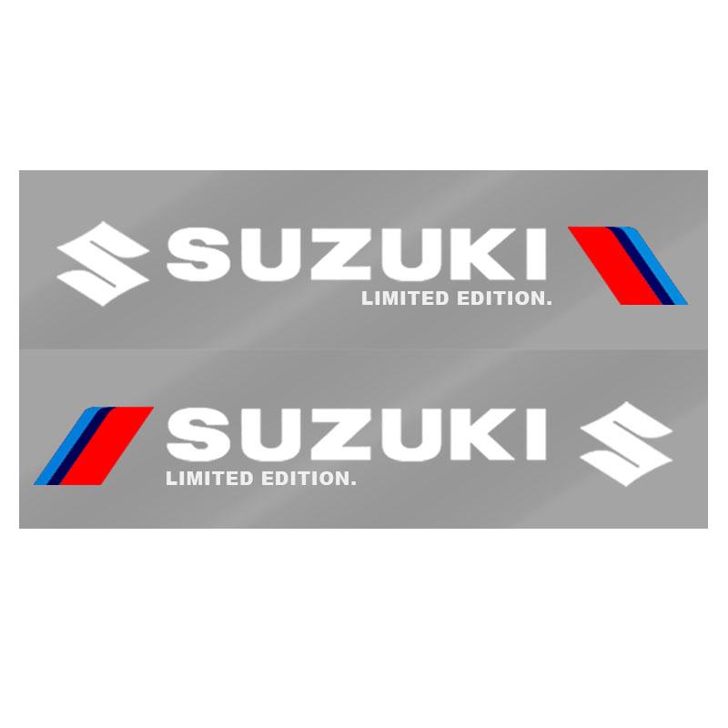 2Pcs Car Body Decoration Stickers Door Personalized Sporty Stickers For Suzuki Jimny GW250 Samurai Vitara Swift Baleno SX4 Ignis Alto Splash Swace