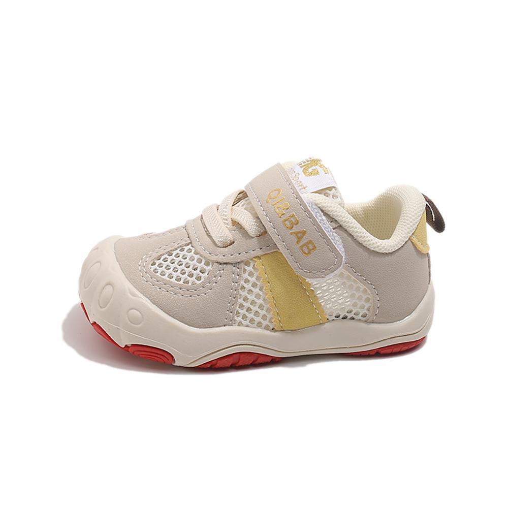 

Summer Sport Shoes For Children Hollow Breathable Baby Boy s Girl s Sneakers Ergonomics Anti-slippery Toddler Running Shoes Kids 26 бежевий