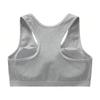 Adjustable Shoulder Strap Sports Bra For Girls (10-14 Years Old) With Fixed Cup