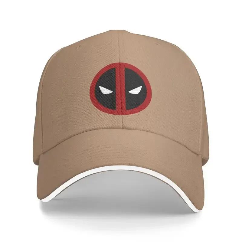 Custom Superhero  Baseball Cap for Unisex Women Adjustable Deadpool Sympol Dad Hat Streetwear