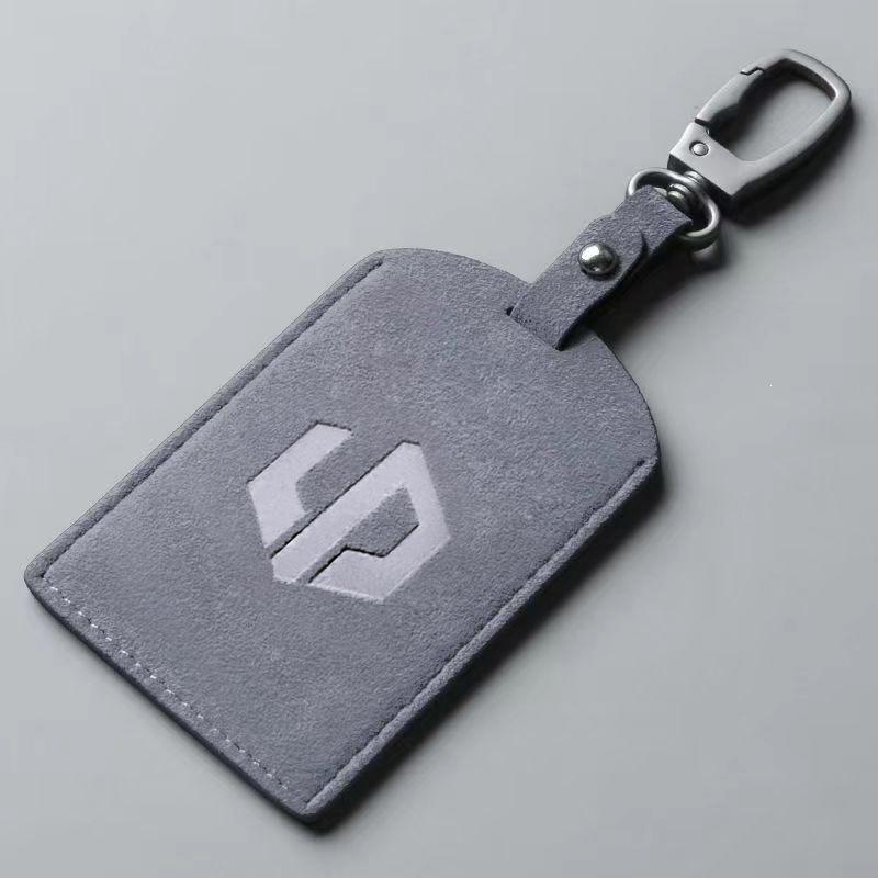 

C6 Car Key Case with Fur Modification and Protective Flip Cover