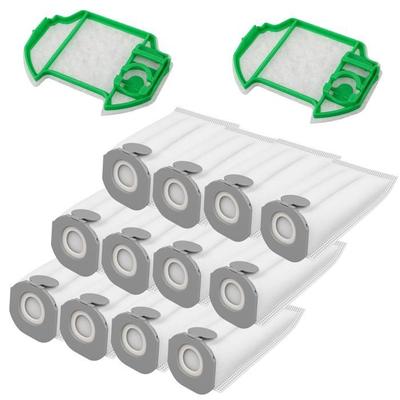 Pachet accesorii - PHONILLICO - Vorwerk Kobold VK7 - 10 Sacuri + 2 Filtre motor - Compatibil aspirator
