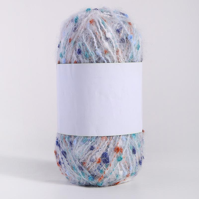 Kolorowa moherowa polarowa ręcznie tkana nić DIY do szalików, czapek, toreb, ubrań i lalek