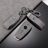 For Mercedes-Benz TPU Car Key Cover E-Class/Class E300L/C260L/A200L Car Key Decorative Leather Pattern All-Pack Protective Case