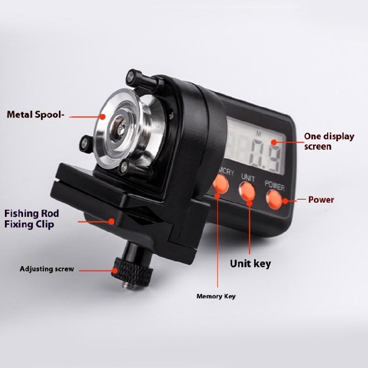 Precisions Fishing Line Measurement Tool With Wear Resistant Adjustable Spinnings Reels Line Counter