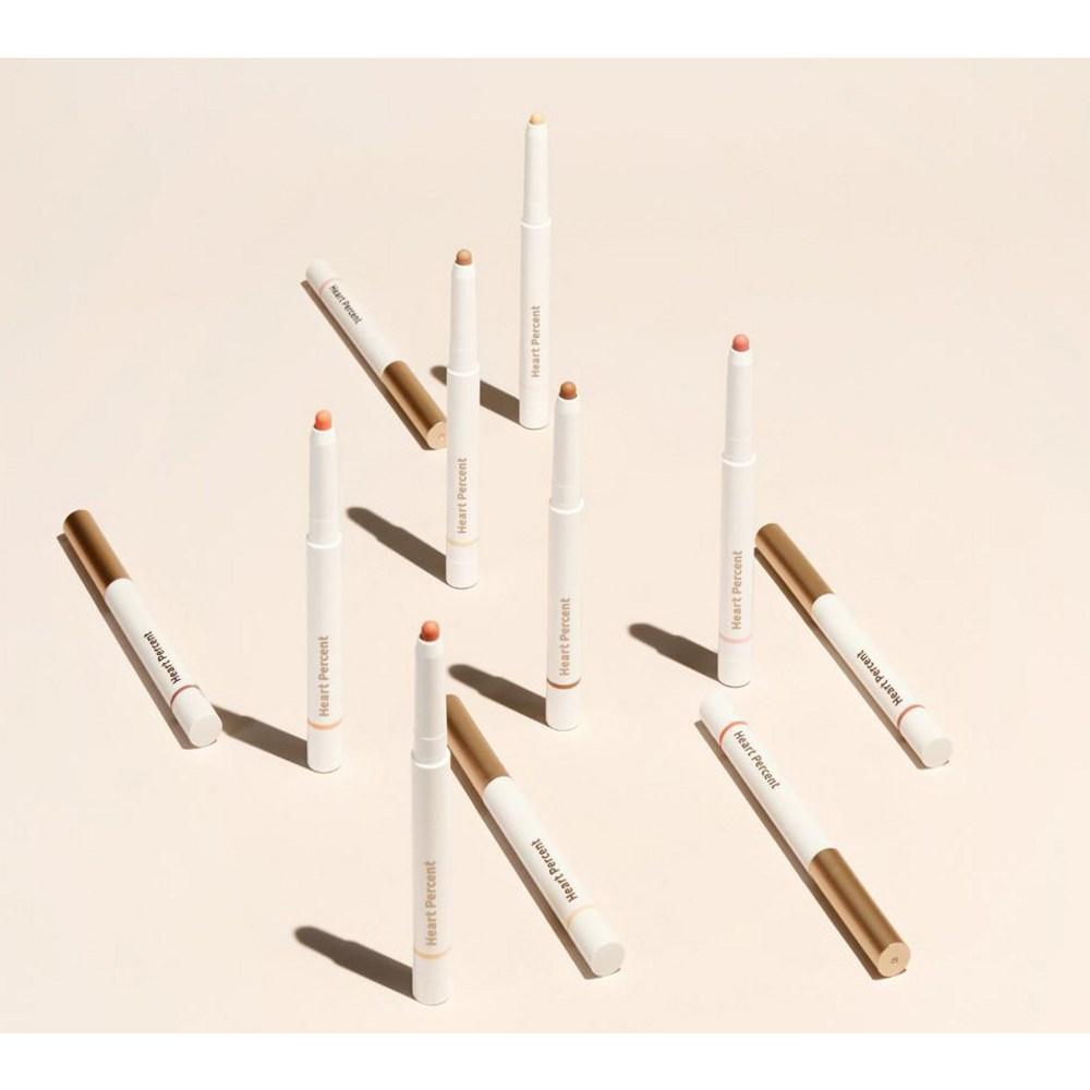 Heart Percent Dot On Mood Lip Pencil 0.8g, #02 Creamy Pink, 1 Pc.