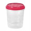Plastic Container with Screw Cap for Storage 1l