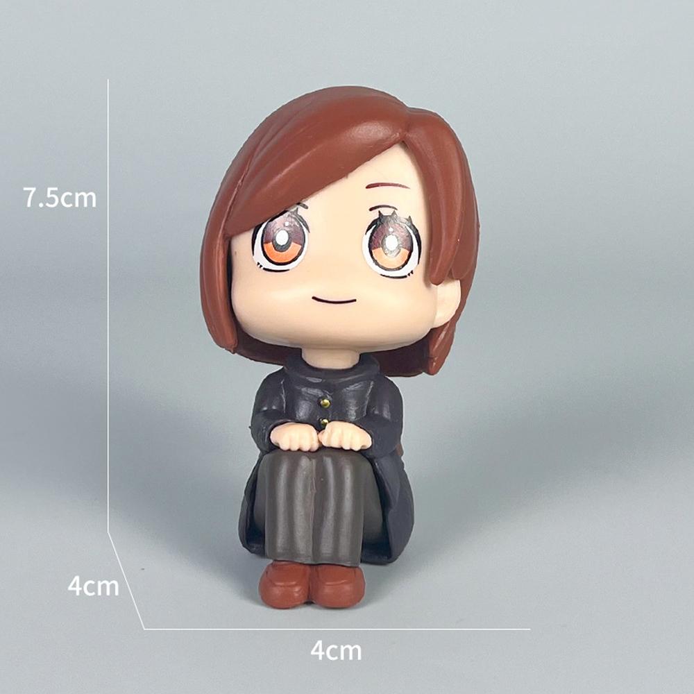 9cm Anime Jujutsu Kaisen Figure Itadori Yuji Gojo Satori Fushiguro Megumi Kugisaki Kawaii Toy Car Decoration PVC Model Gift