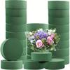 Grönt blomsterskum, 5/10 st runda blomsterskumsblock, torra blomsterskumsblock, konstgjord blomsterlera DIY blomsterarrangemangssats