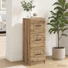 Drawer Cabinet Artisan Oak 33 x 34.5 x 87 cm Engineered Wood