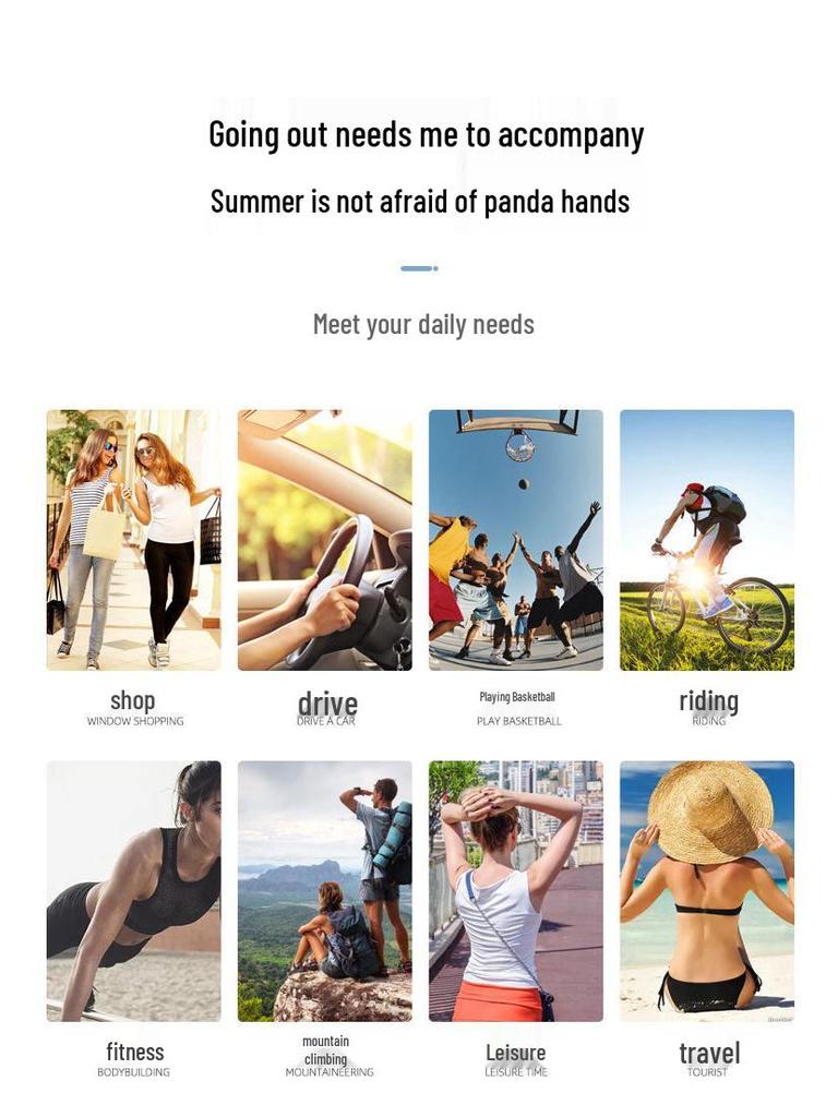 En'aite Women's Anti-UV Ice Silk Arm Sleeves - Summer 2025 Sunshade Protectors