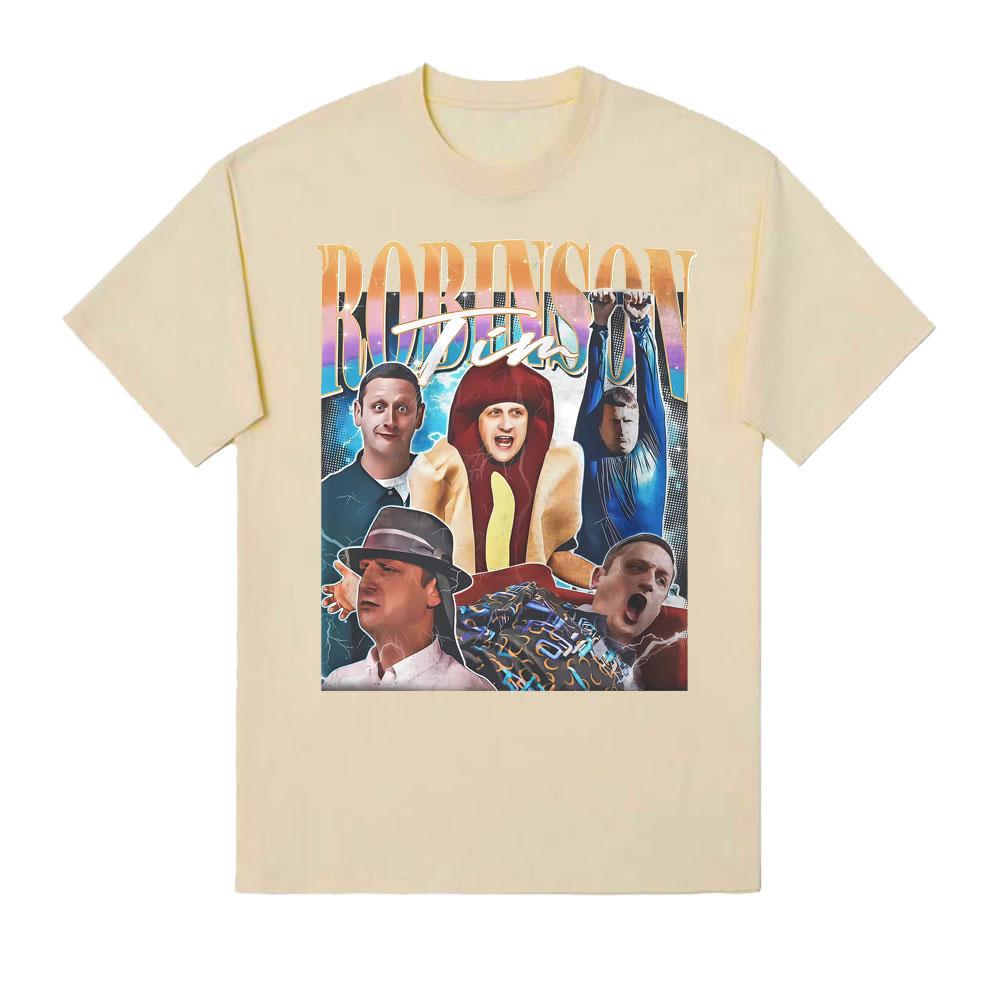 I Think You Should Leave Hot Dog Robinson T Shirts for Unisex Fashion Oversized Tshirt Tops High Quality Cotton T Shirt Streetwear