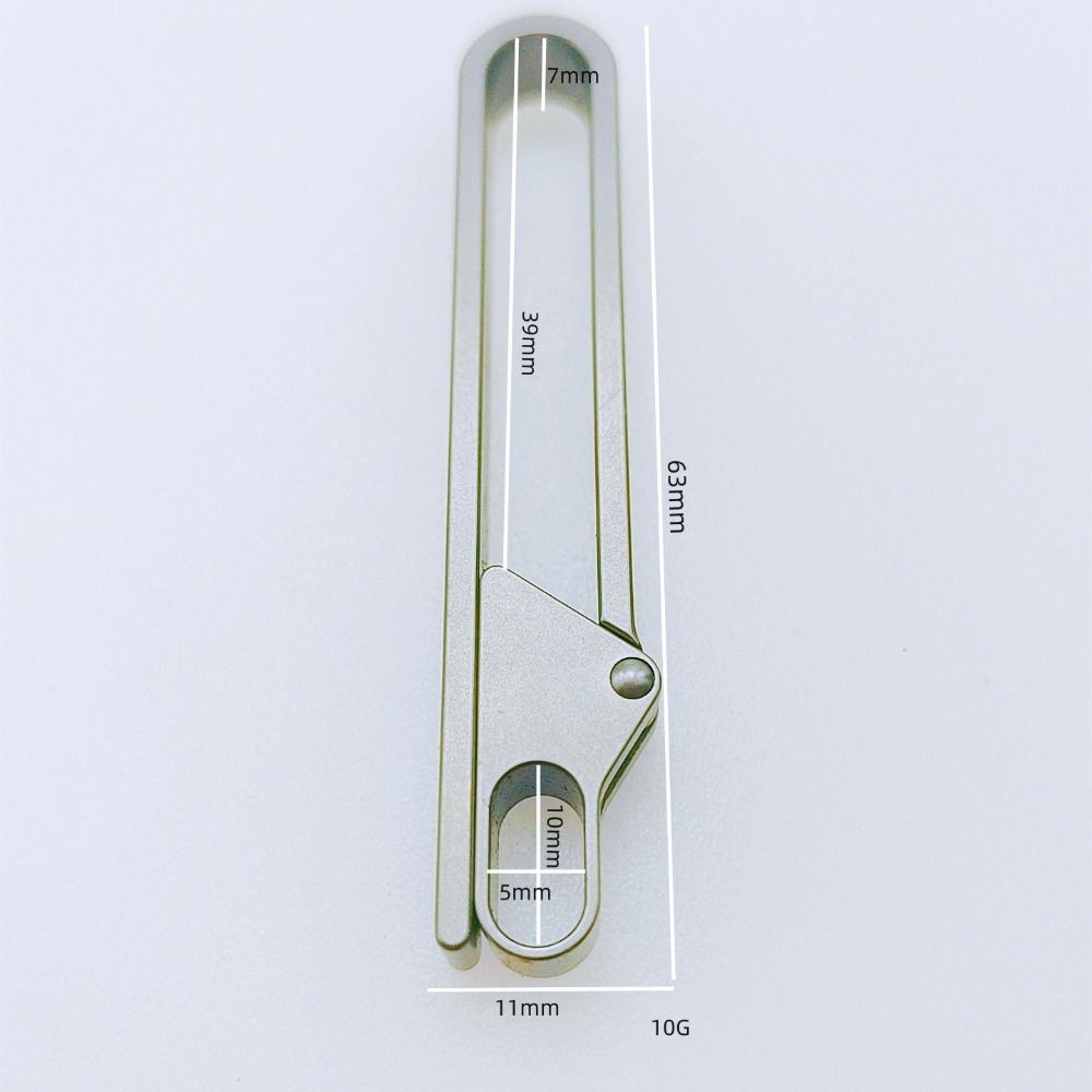 Multi-functional Bottle Opener Real Titanium Alloy Super Lightweight EDC Key Rings Tool Hanging Keychains Buckle Pendant 4