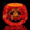 Spooky Carnival Party Supplies Halloween Prismatic Pumpkin Night Light, USB Colorful LED Lamp for Creative Holiday Light Party, Glowing Candy