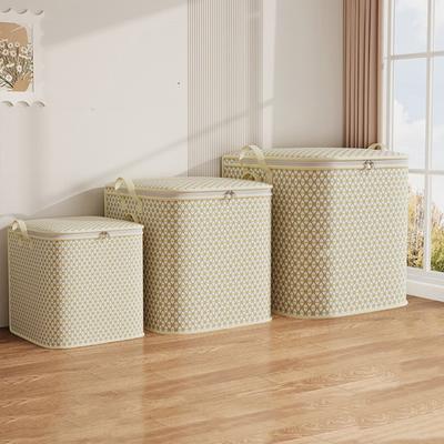 Extra Large Storage Bag - Multifunctional Bedding, Clothing, And Underwear Storage Bag With Zipper, Under Bed Storage Bag