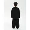 Boy's Suit Autumn and Winter Cotton and Thickened Boy's Handsome British Style Two-piece Suit