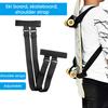 Snowboard Shoulder Strap Heavy Duty Adjustable Universal Men Women Skiing Board Backpack Carrier Nylon Strap Snowboard Accessories