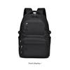 Versatile Solid Color New Style Unisex Daily Campus Large Capacity Travel Backpack Water-Resistant Fashionable Double Shoulder Bag
