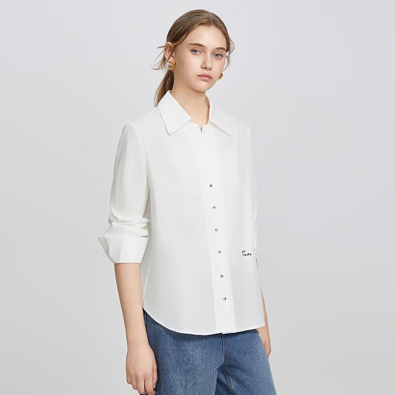 Women's Elegant Lapel Long-Sleeve Shirt
